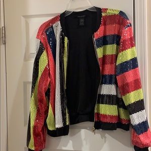 Sequin Ashley Stewart Sequin Jacket